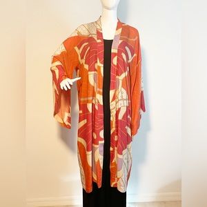 Red Butterfly Georgia Robe Novella Royale, butterfly kimono topper